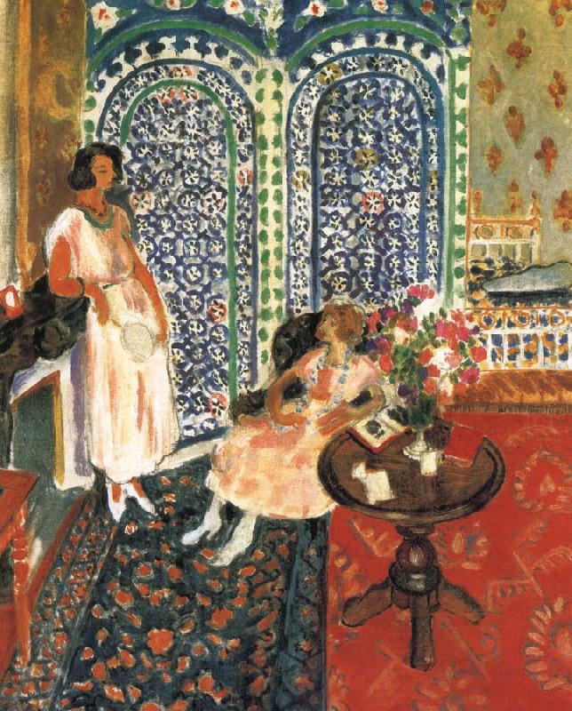 Pre-screen chat, Henri Matisse